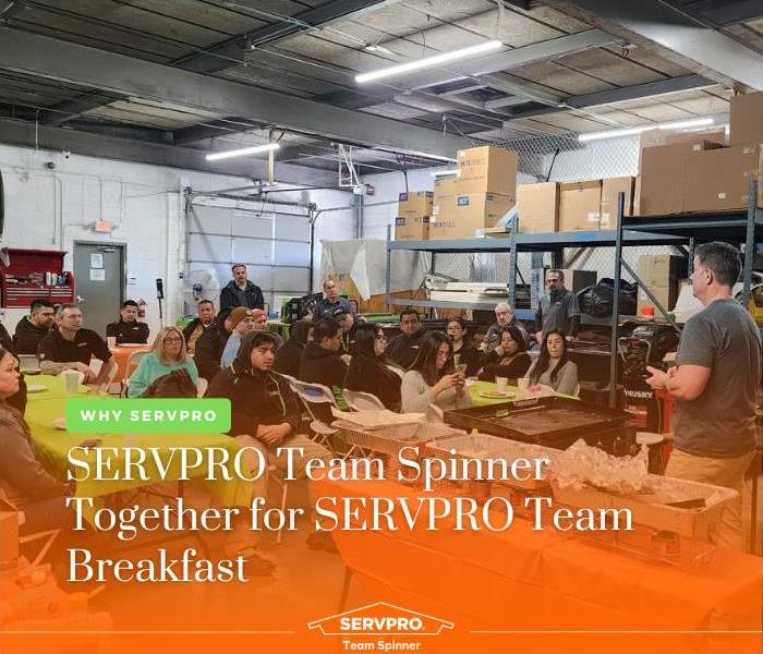 SERVPRO Team Spinner together for the annual state of the company