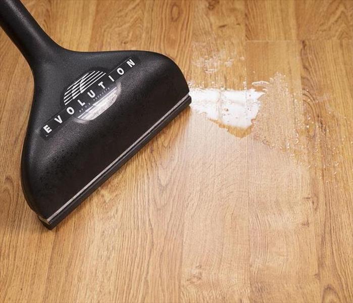 water damage all over the floor