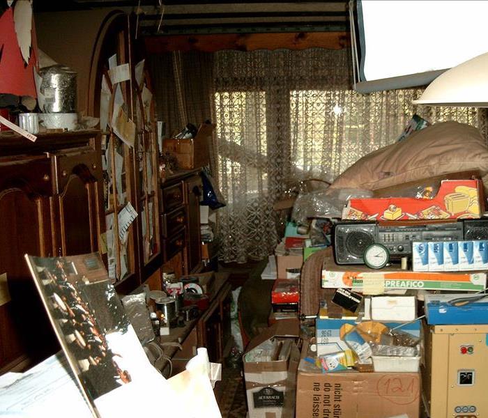 Compulsive hoarding in an apartment