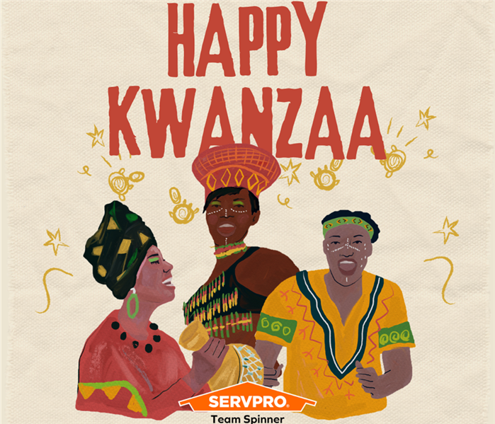 kwanzaa celebratory graphic from SERVPRO Team Spinner